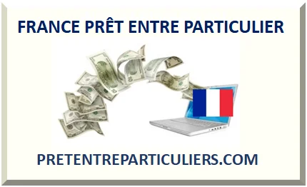 FRANCE PRÊT ENTRE PARTICULIER