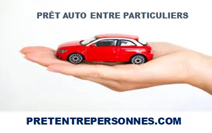 PRÊT AUTO ENTRE PARTICULIER