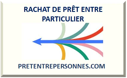RACHAT DE CRÉDIT ENTRE PARTICULIER